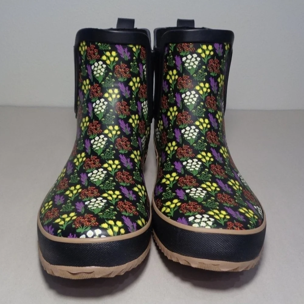 Western Chief Multicolor Floral Rain Boots Size 7 NWOB